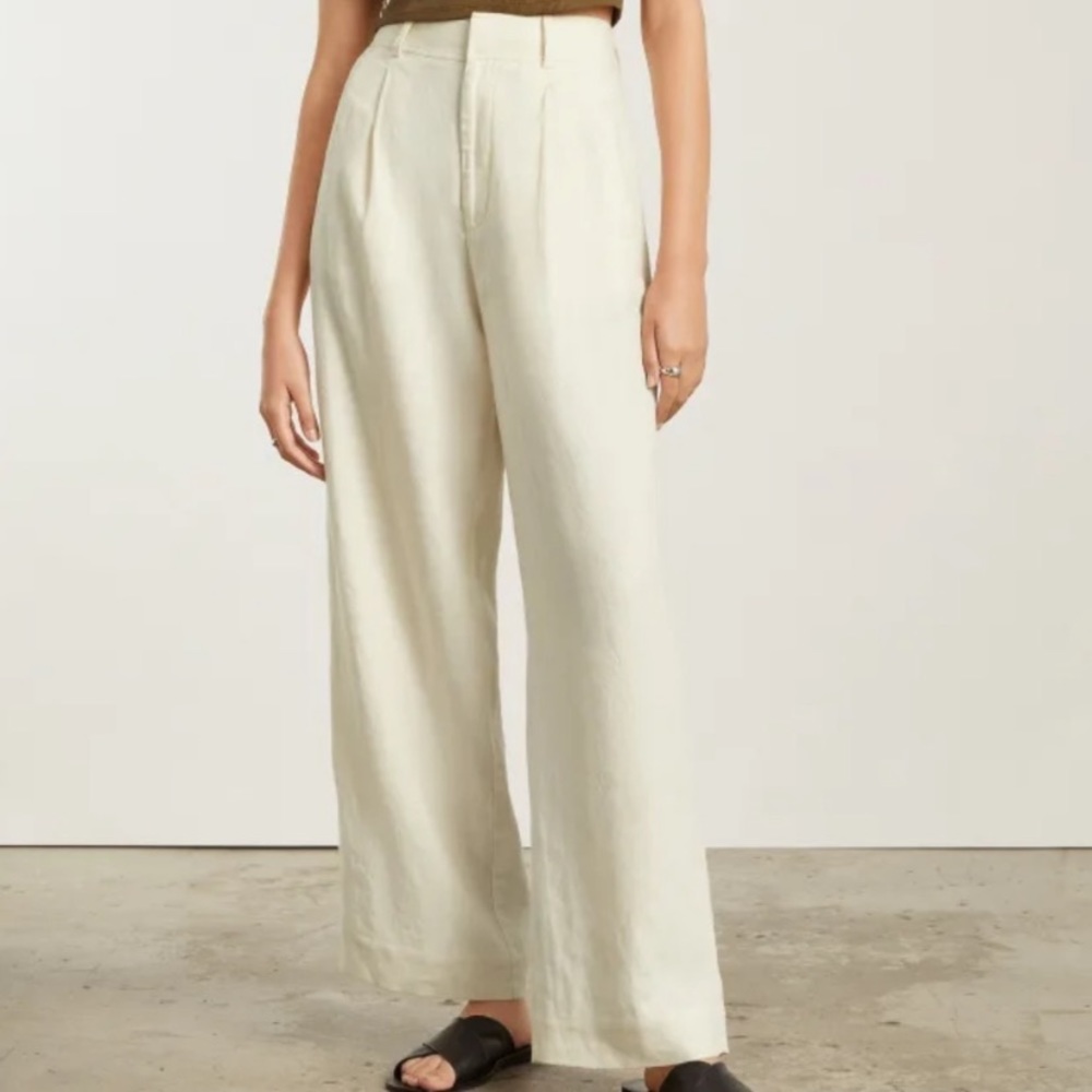 ISO Everlane Linen Way-High Drape Pant